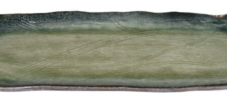 Rechthoekig Bord Yamasaku - Groen Porselein - 35.5x16cm | Tokyo Design Studio