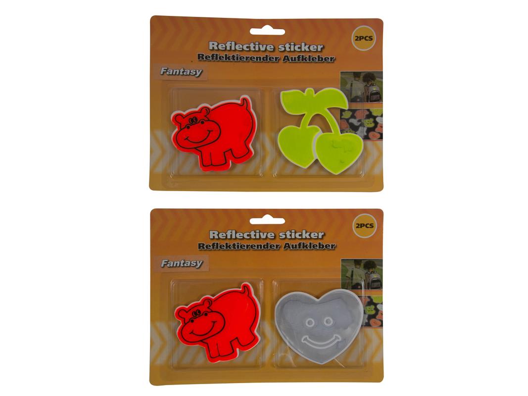 Reflecterende stickers 2 op kaart | LifeTime