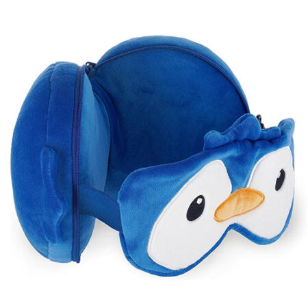 Reiskussen met slaapmasker - Pinguin | Legami