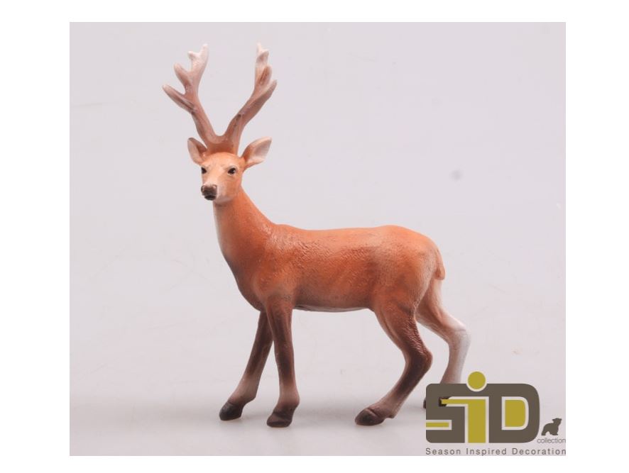 Rendier poly naturel 11x6x15cm | Season Inspired Decoration