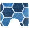 Rennes Toiletmat 60x50cm blauw | Dutch House