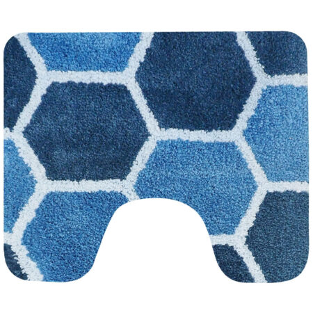 Rennes Toiletmat 60x50cm blauw | Dutch House