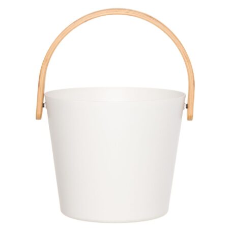 Rento Design sauna-emmer met beugel - Wit | Rento