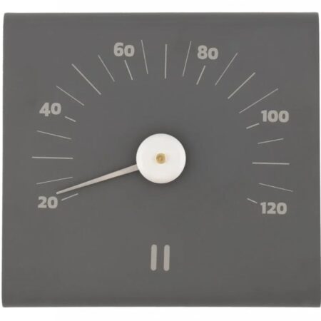 Rento aluminium thermometer vierkant - Grijs | Rento