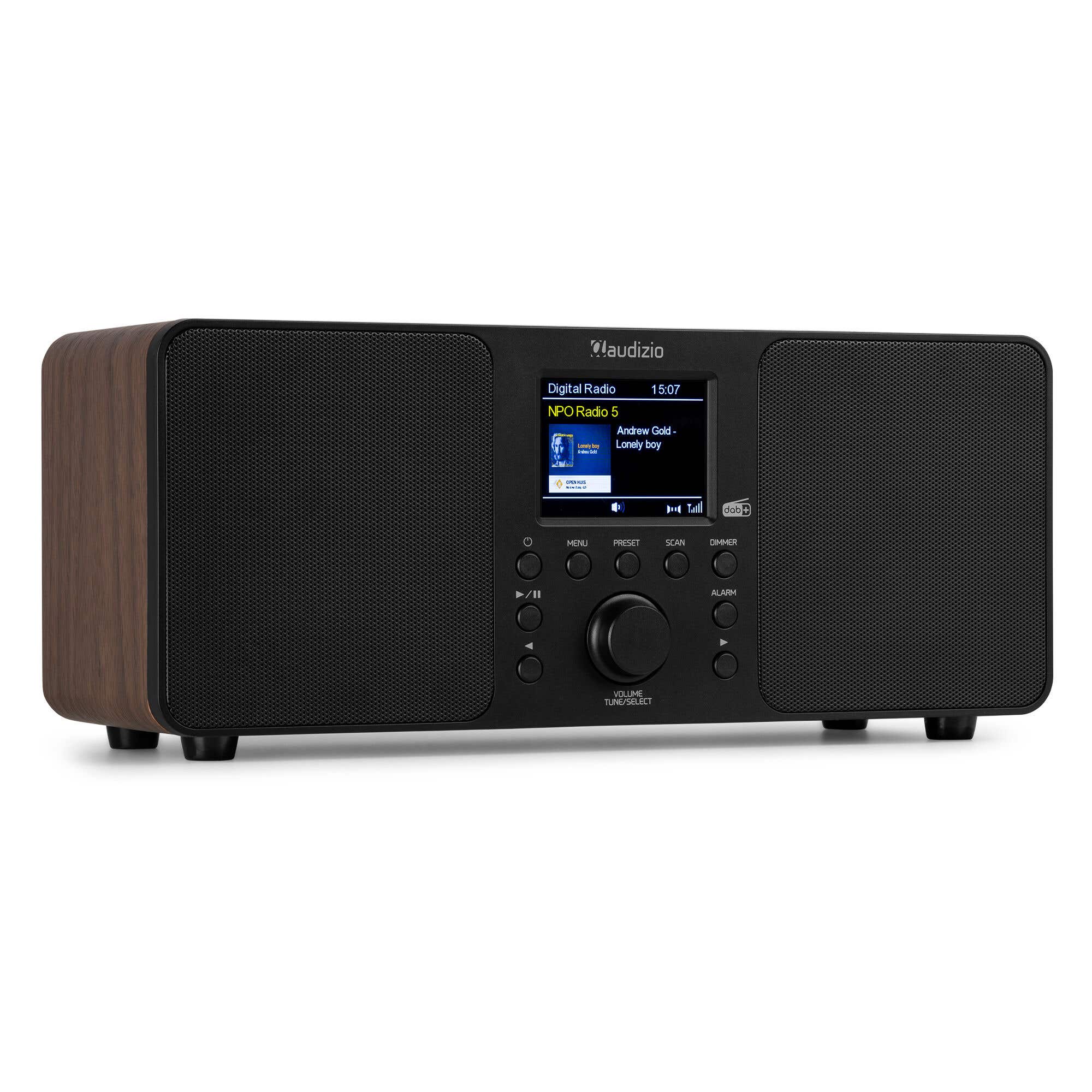 Retourdeal - Audizio Genua DAB radio - DAB+ radio met Bluetooth & | Audizio