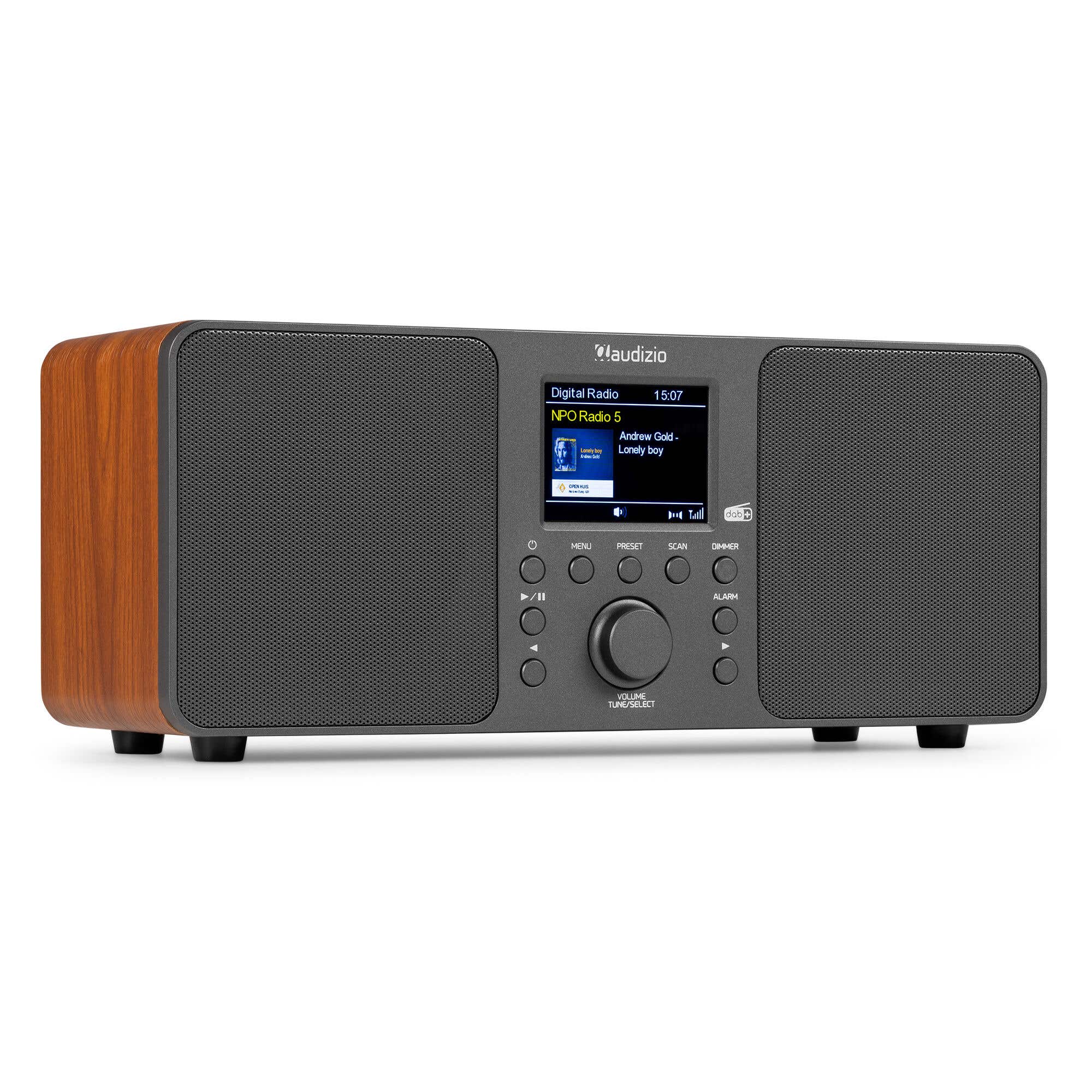 Retourdeal - Audizio Genua DAB radio - DAB+ radio met Bluetooth & | Audizio