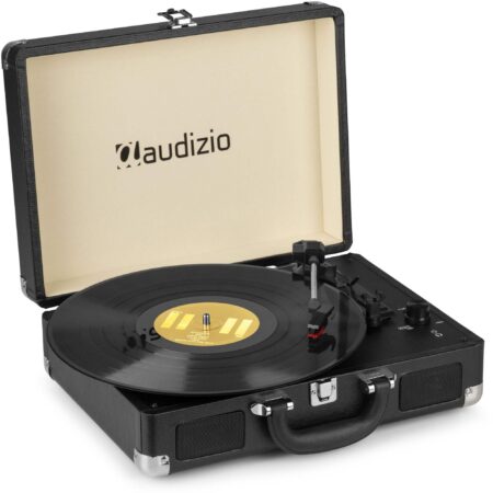 Retourdeal - Audizio RP114BK - Retro platenspeler in zwarte koffer - | Audizio