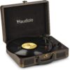 Retourdeal - Audizio RP114W - Retro platenspeler in houtlook koffer - | Audizio