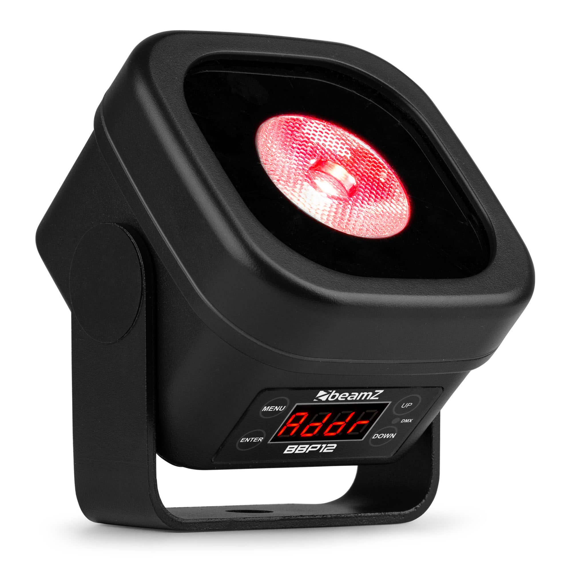 Retourdeal - BeamZ BBP12 accu uplight mini - Met 12W RGBAL LED - IP65 | BeamZ