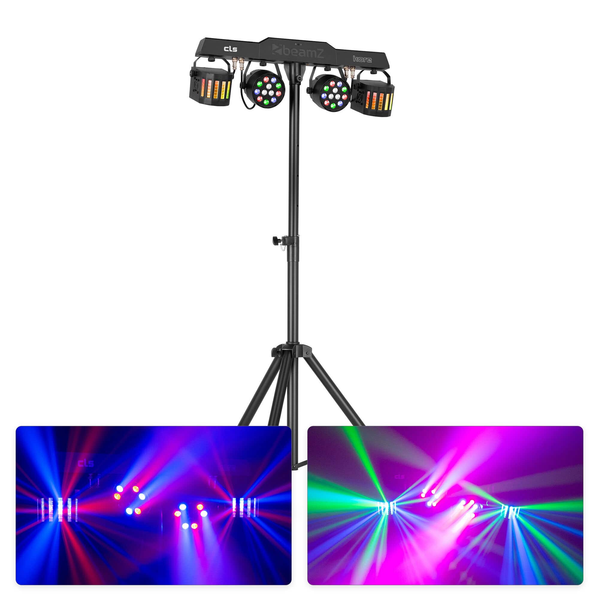 Retourdeal - BeamZ CLS Kore Party Bar - Alles-in-een partyset met 2x | BeamZ