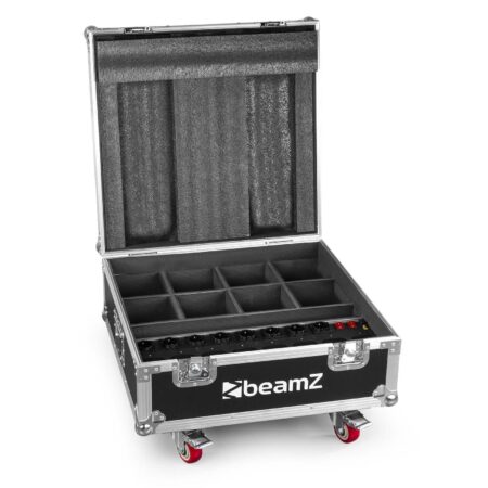 Retourdeal - BeamZ FCC10 flightcase met oplaadfunctie voor 8 BBP54 | BeamZ
