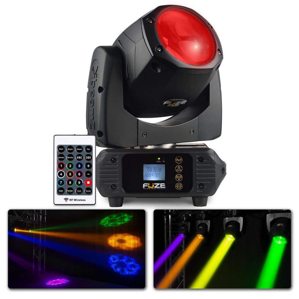 Retourdeal - BeamZ FUZE75B Beam moving head met 75W LED | BeamZ