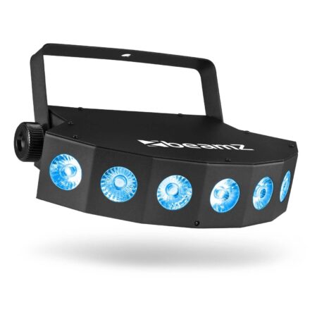 Retourdeal - BeamZ Fingers7 multicolor LED discolamp met 7 krachtige | BeamZ