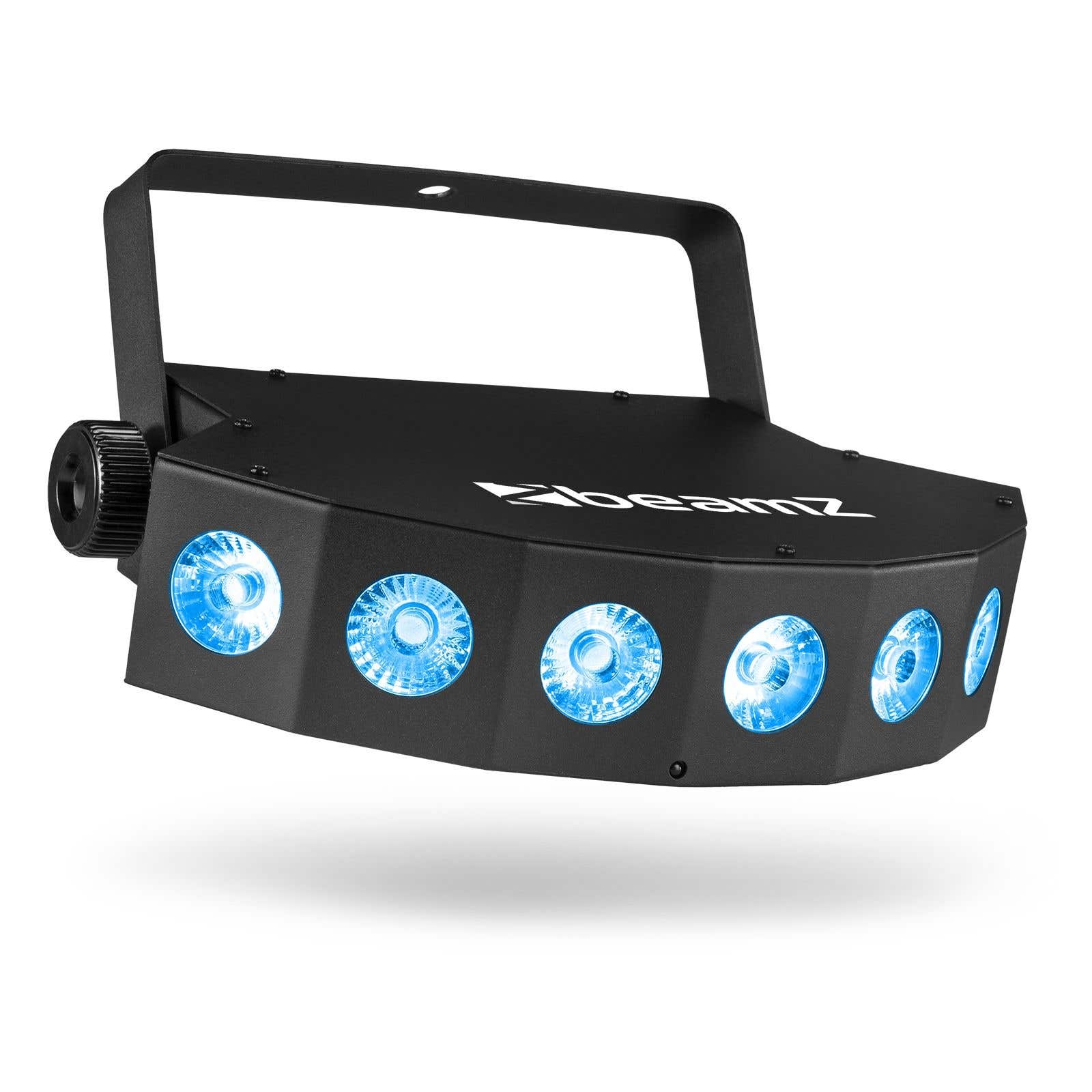 Retourdeal - BeamZ Fingers7 multicolor LED discolamp met 7 krachtige | BeamZ