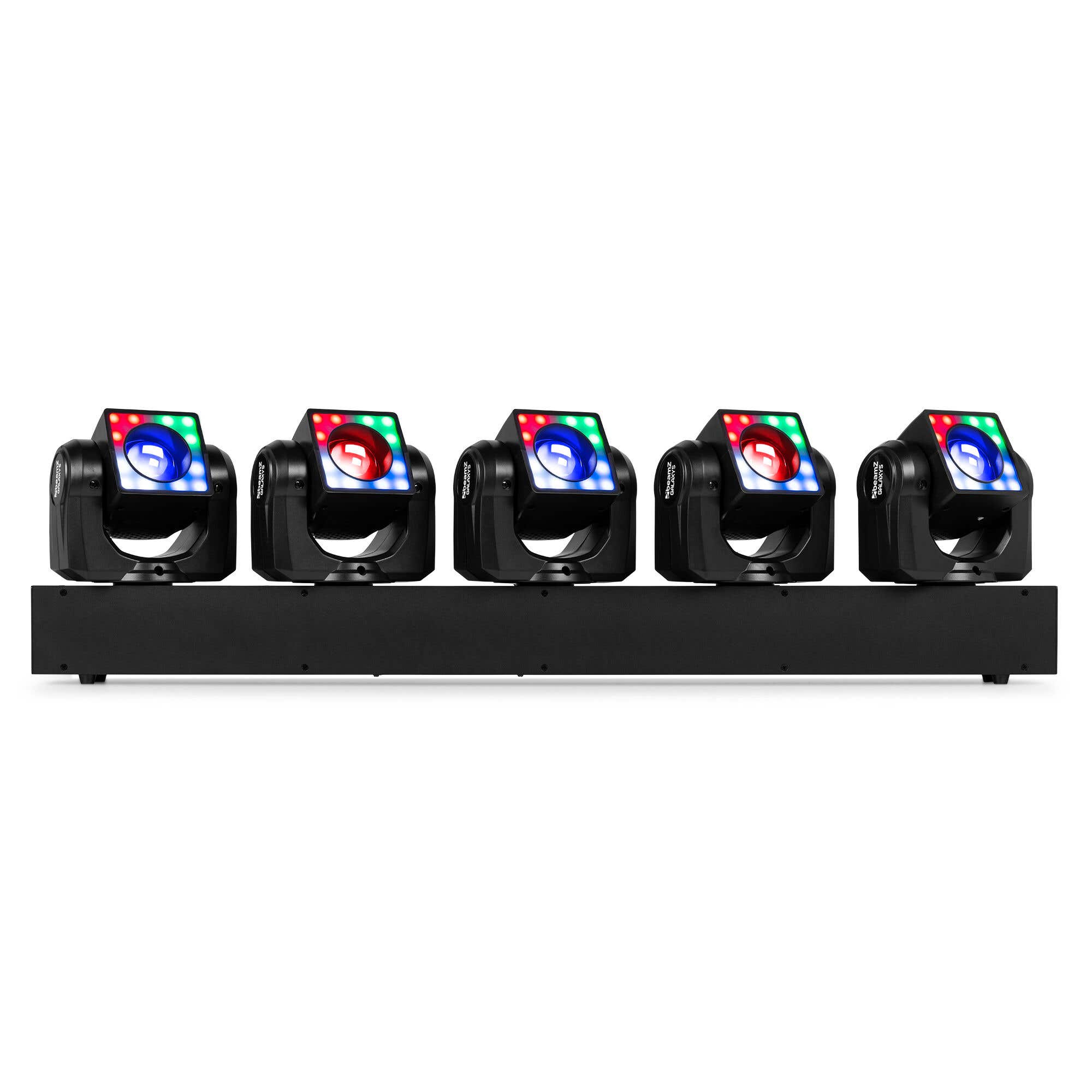 Retourdeal - BeamZ Galaxy5 moving head bar - Bar met 5x 40W moving | BeamZ