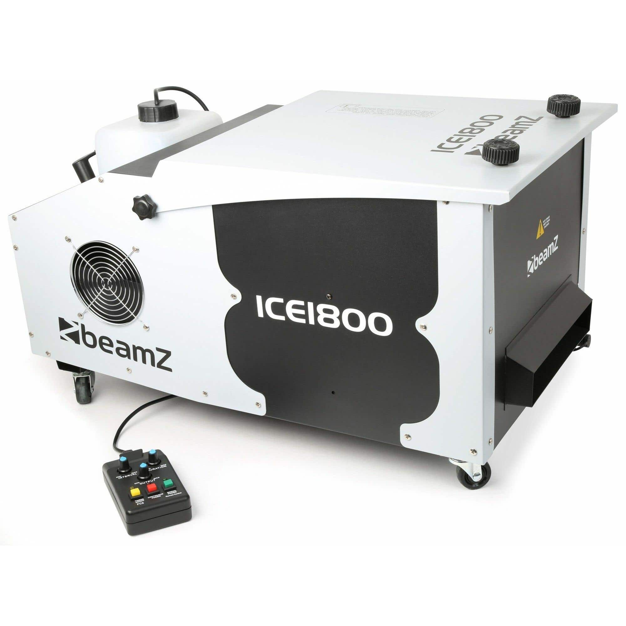 Retourdeal - BeamZ ICE1800 IJsgekoelde rookmachine | BeamZ