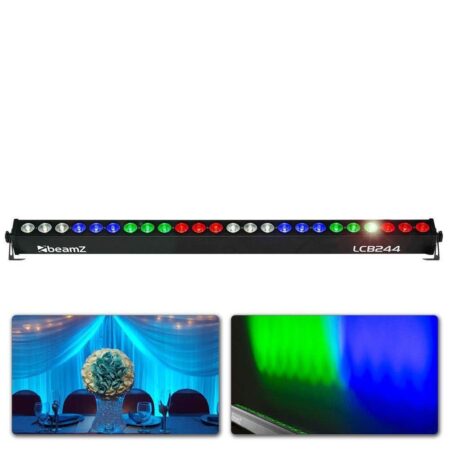 Retourdeal - BeamZ LCB244 LED bar met 24 LED's in 8 secties | BeamZ