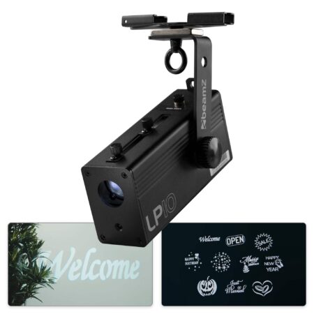 Retourdeal - BeamZ LP10 Gobo Projector - Inclusief 10 gobo's - logo | BeamZ