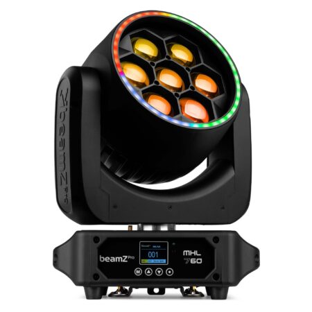 Retourdeal - BeamZ Pro MHL760 LED bee eye moving head met roterende | BeamZ Professional