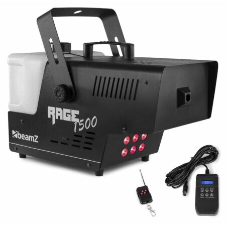 Retourdeal - BeamZ RAGE1500LED rookmachine met draadloze | BeamZ