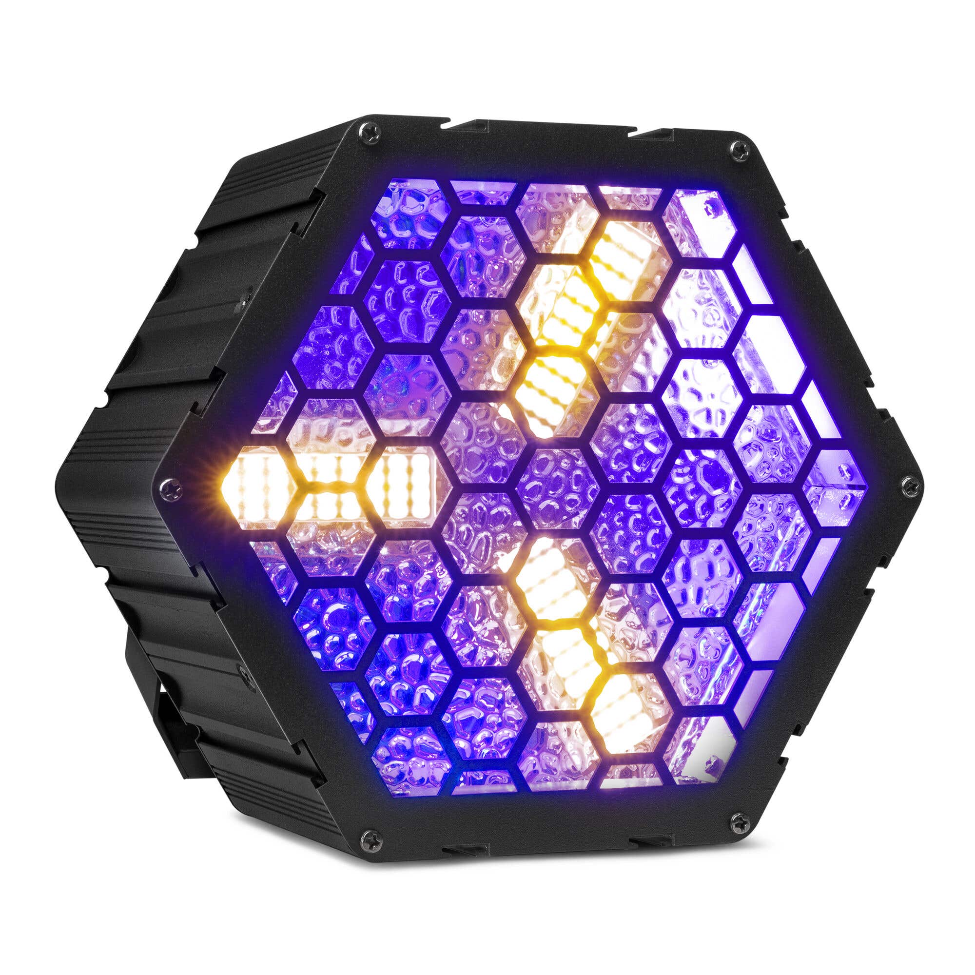 Retourdeal - BeamZ RB90-5 Deco Retro Blinder met 3x 30W RGBA LED's | BeamZ