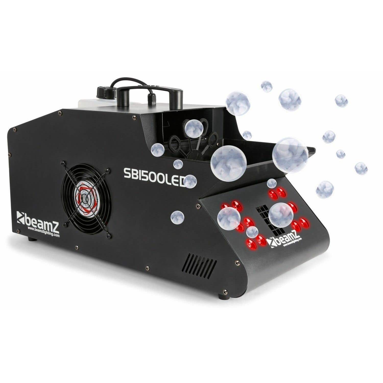 Retourdeal - BeamZ SB1500LED Rook- en Bellenblaasmachine met LED's | BeamZ