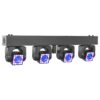 Retourdeal - BeamZ ShowBar GO Shine - Moving head bar met 4 moving | BeamZ
