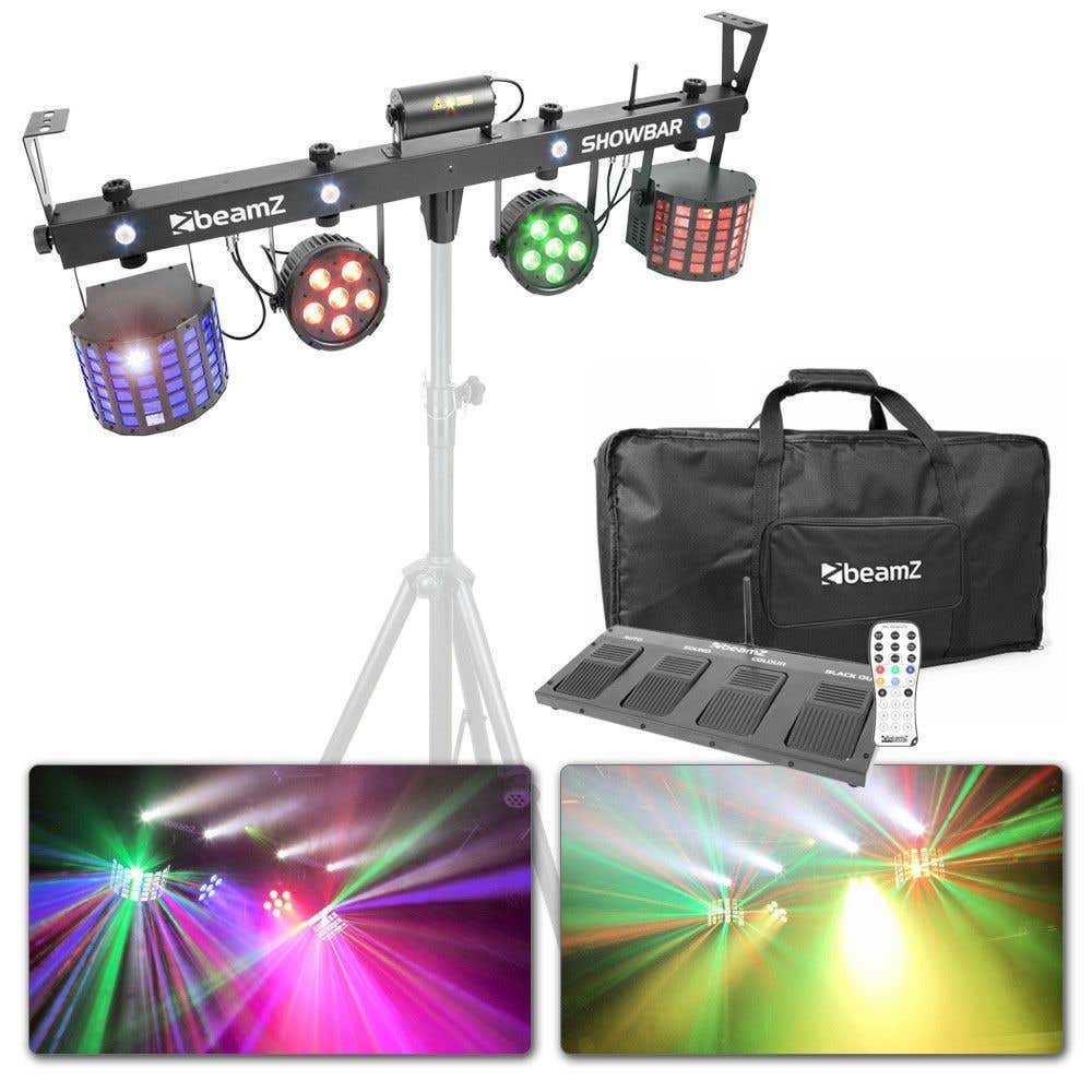 Retourdeal - BeamZ Showbar all-in-one lichtset met draadloze | BeamZ