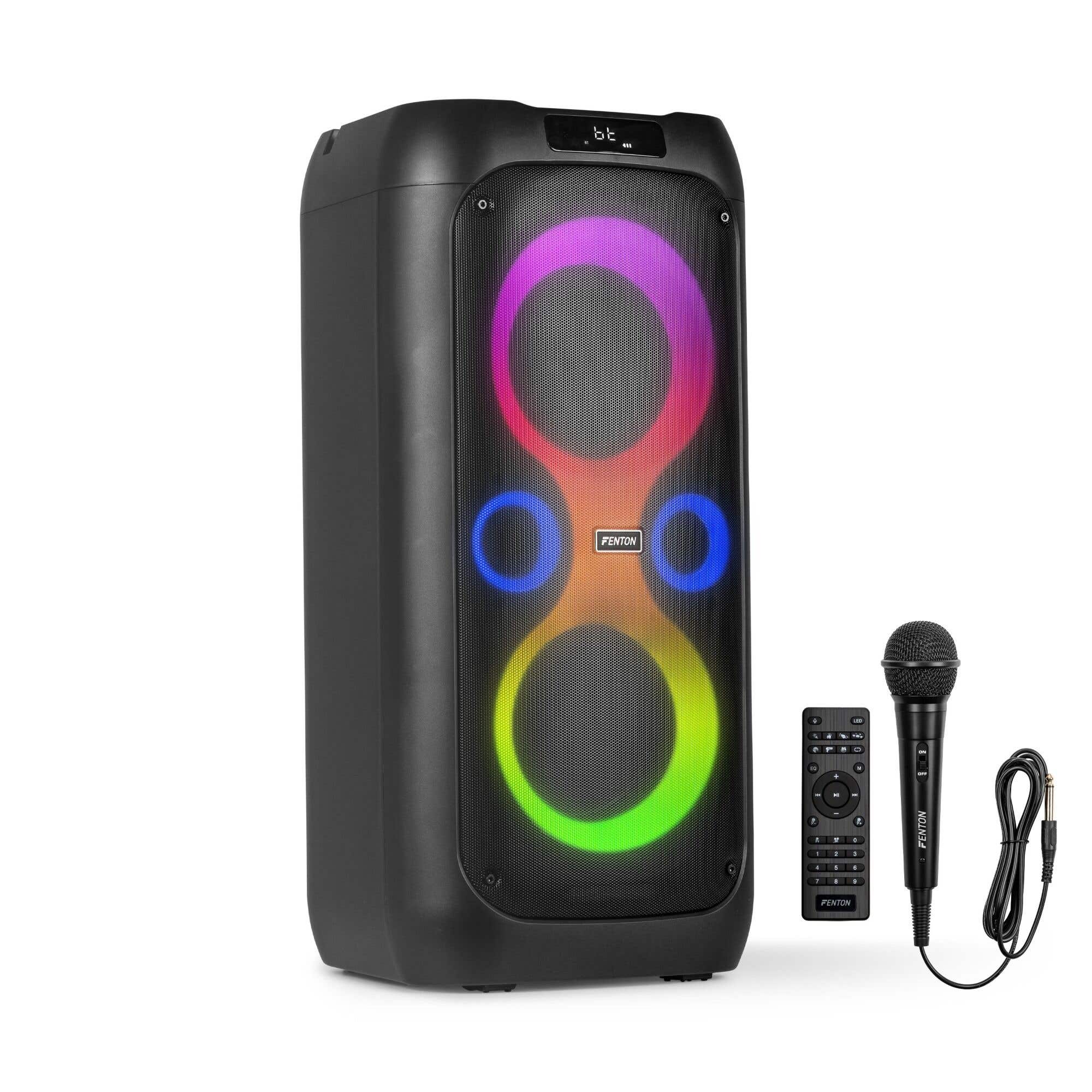 Retourdeal - Fenton Core130 party box met microfoon - Bluetooth | Fenton