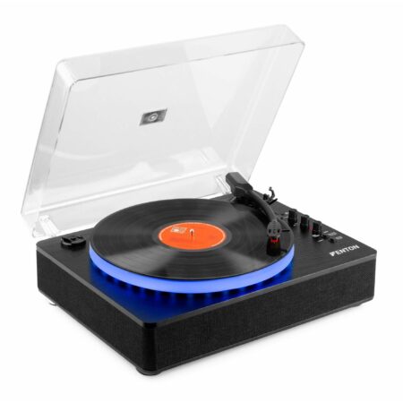 Retourdeal - Fenton RP162LED retro platenspeler met Bluetooth in/out - | Fenton