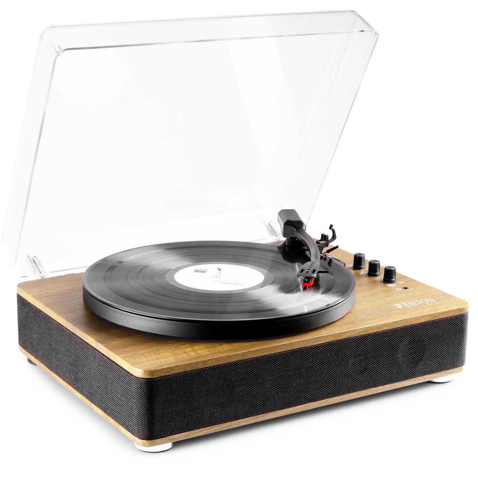Retourdeal - Fenton RP162LW hifi retro platenspeler met Bluetooth en | Fenton