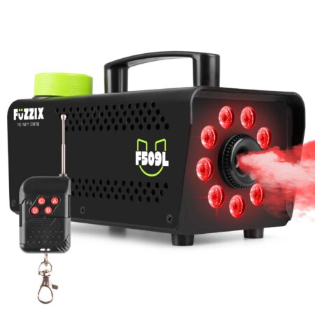 Retourdeal - Fuzzix F509L Party Rookmachine 500 Watt met 9 RGB LEDs en | Fuzzix