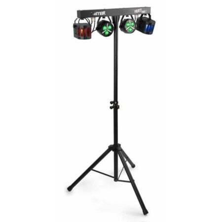 Retourdeal - MAX PartyBar12 lichtset - 2x PAR spot met strobe en 2x | MAX