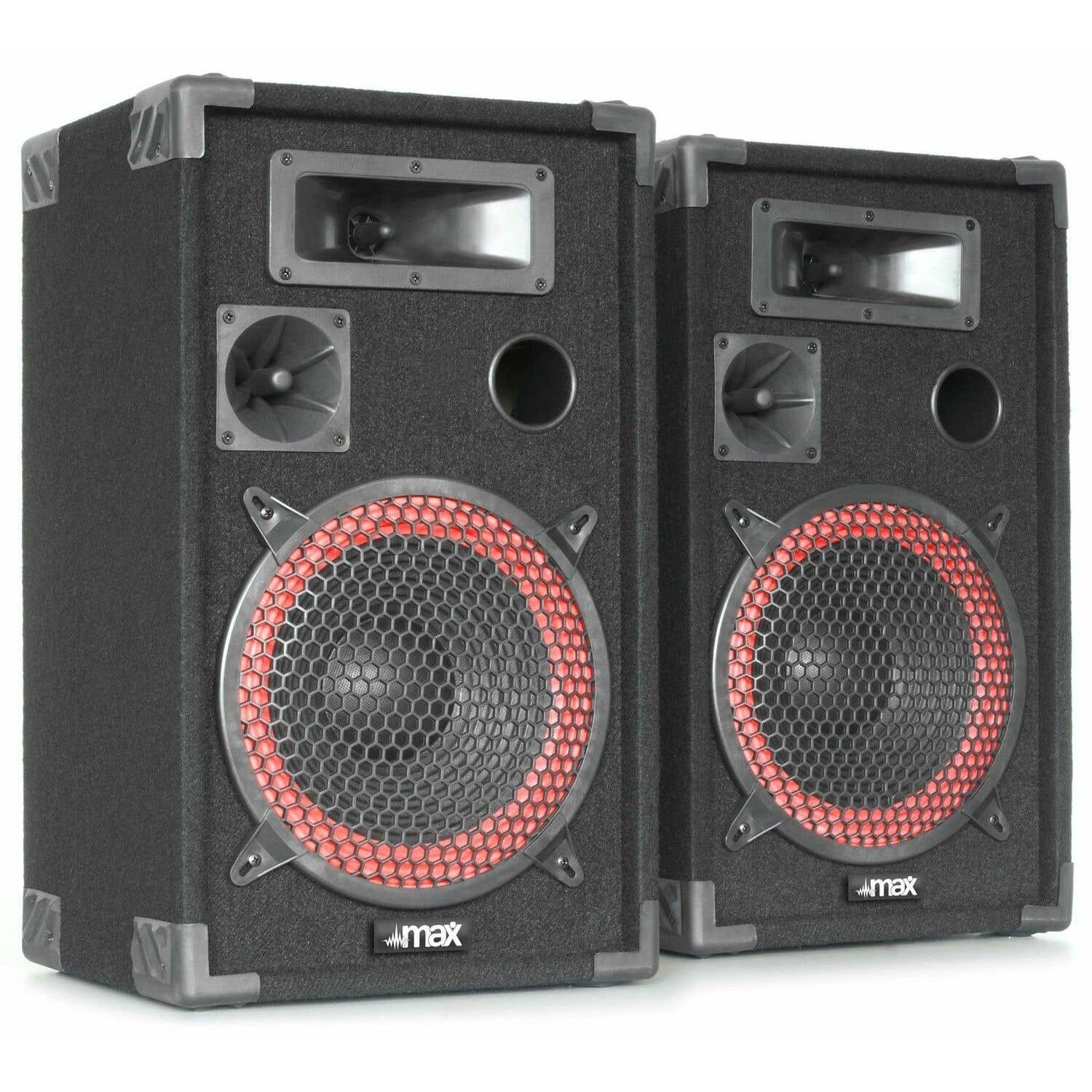 Retourdeal - MAX XEN-3508 set PA luidspreker boxen 8" 500W | MAX