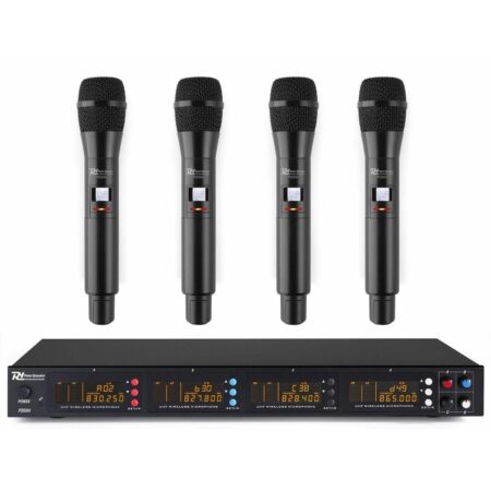 Retourdeal - Power Dynamics PD504H draadloos microfoonsysteem met 4 | Power Dynamics