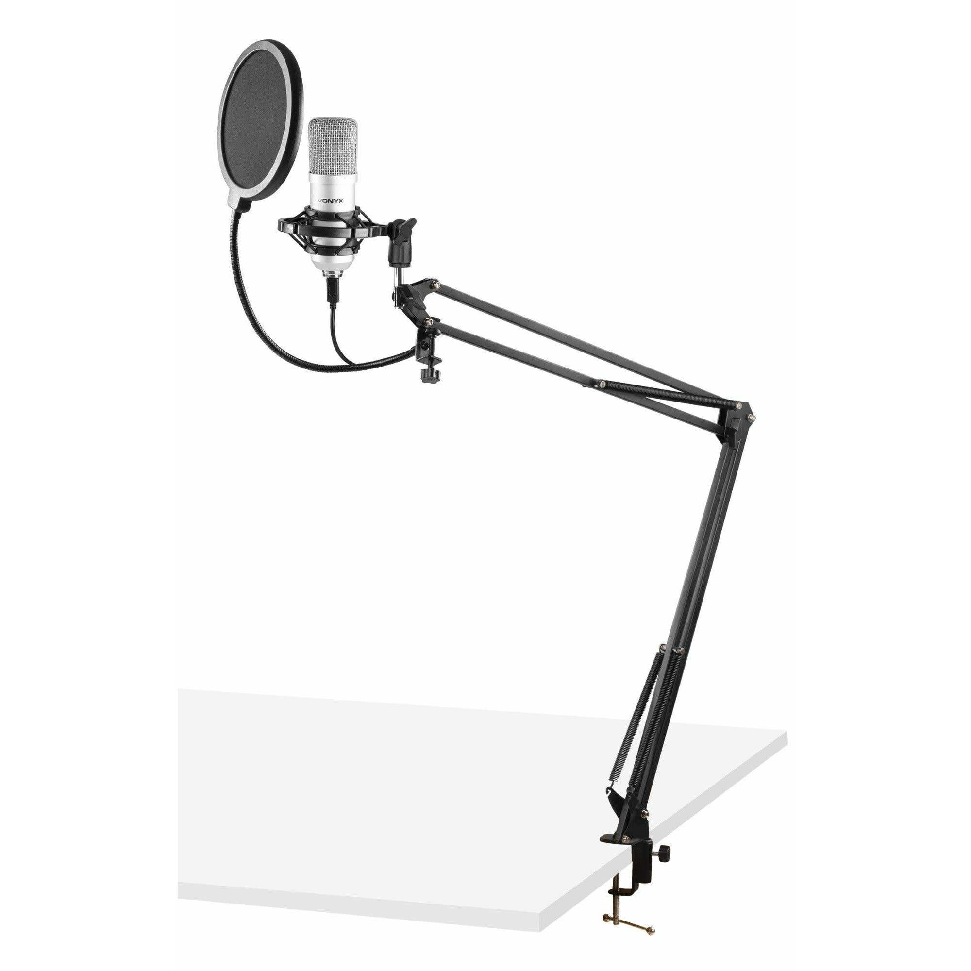 Retourdeal - Vonyx CMS300S USB Studio microfoon met verstelbare arm - | Vonyx