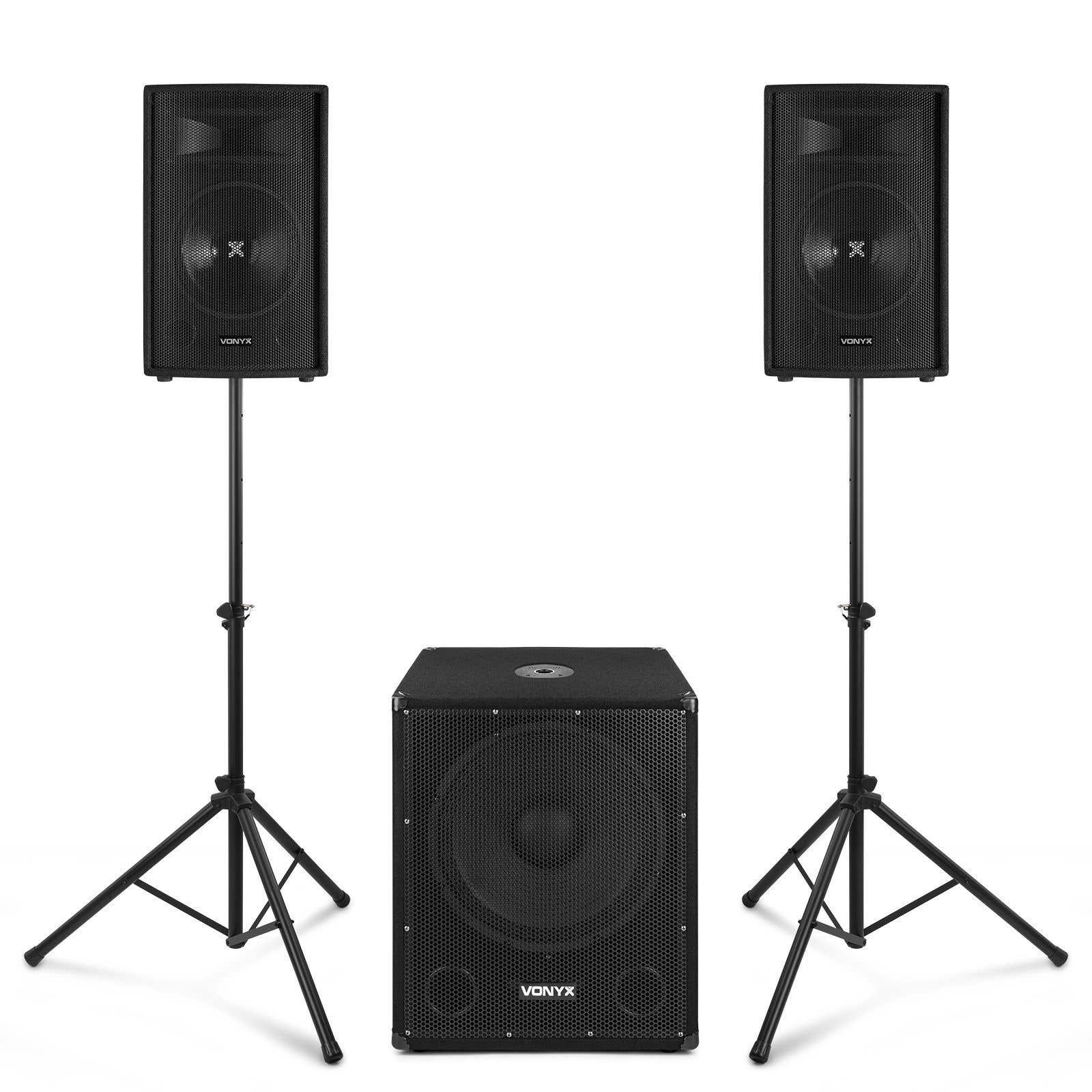 Retourdeal - Vonyx VX1015BT complete geluidsinstallatie met Bluetooth | Vonyx