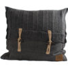 Rib kussen 50 x 50 antraciet | Knit Factory