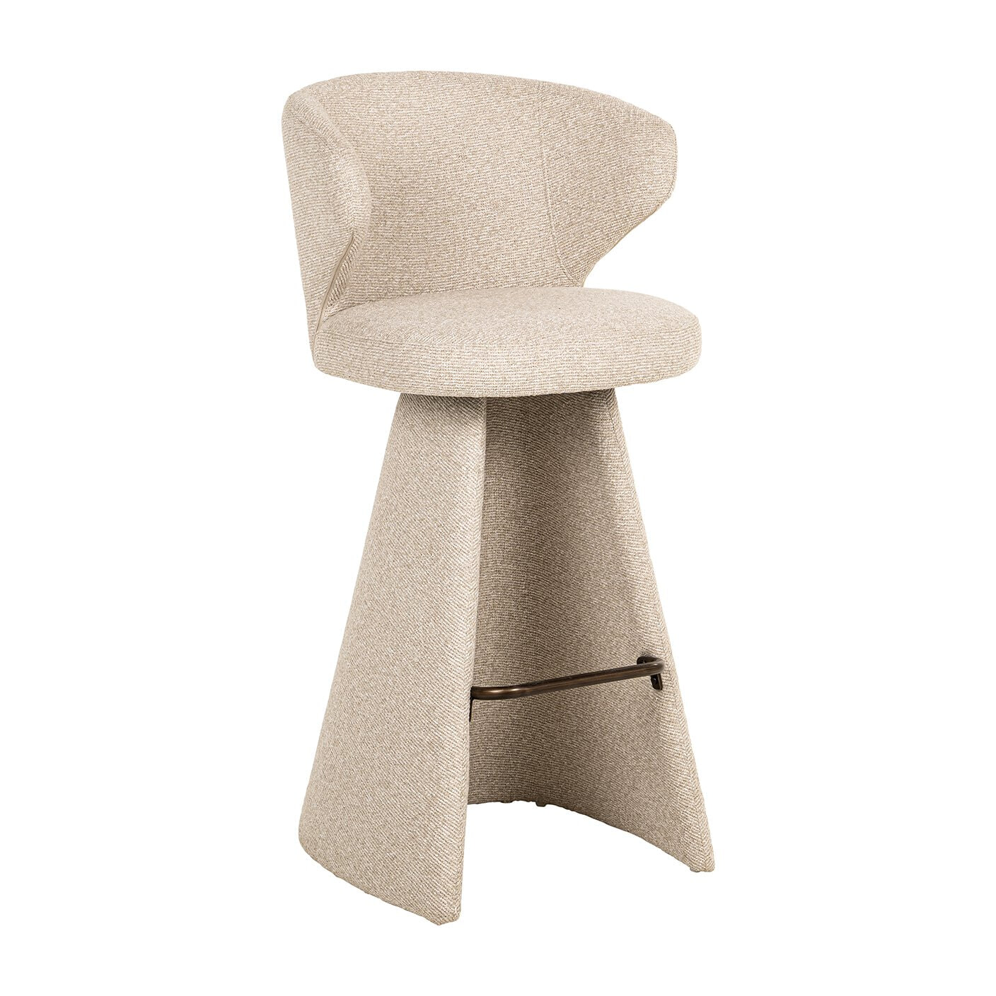 Richmond Barstoel Gatsbi Bouclé (zithoogte 75cm) - Beige | Richmond Interiors