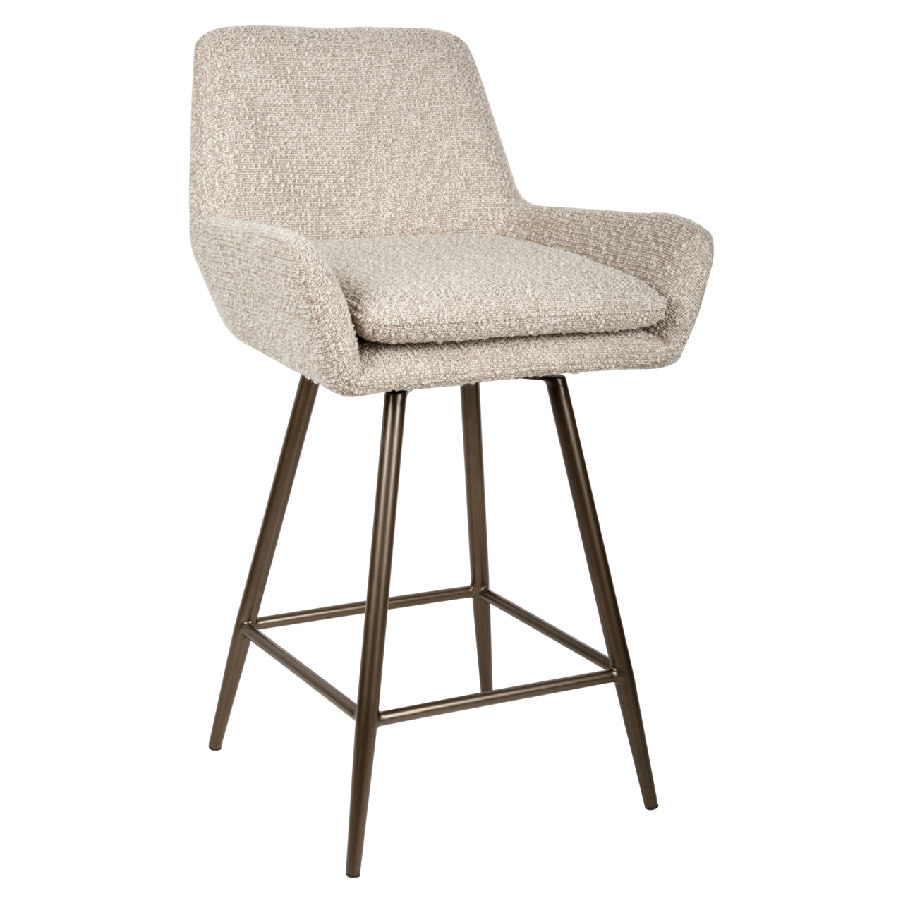 Richmond Barstoel Linsey Chunky - Natural (zithoogte 68cm) | Richmond Interiors