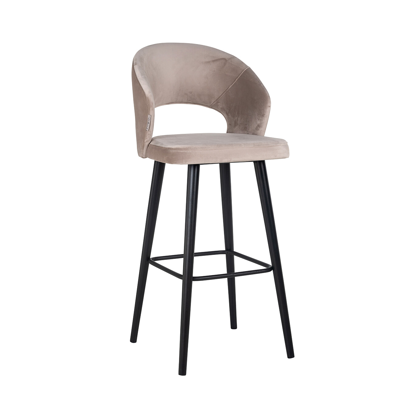 Richmond Barstoel Savoy Velvet - Khaki (zithoogte 82cm) | Richmond Interiors