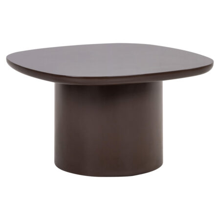 Richmond Bijzettafel Almundi 70 x 70cm - Chocolat Brown - Vierkant | Richmond Interiors