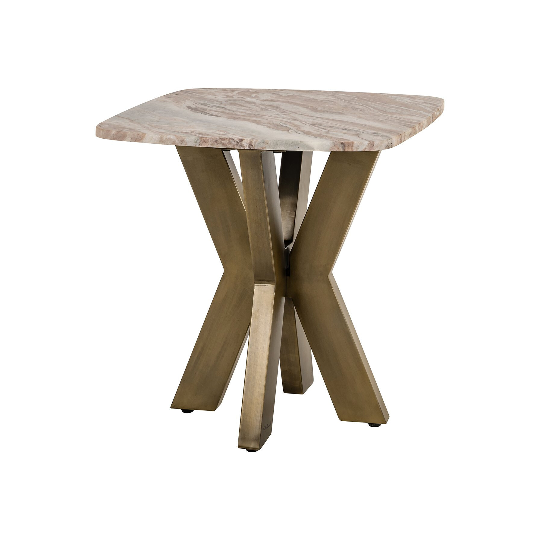 Richmond Bijzettafel Bottega Marmer en brass