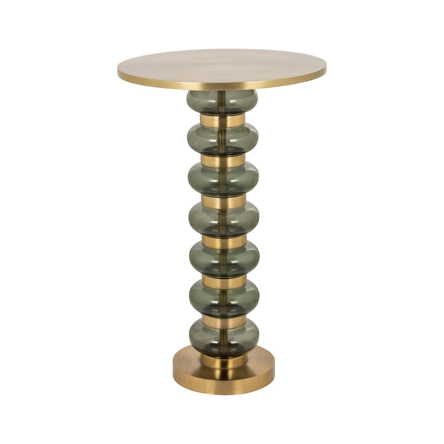 Richmond Bijzettafel Bowiene 41cm - Groen - Rond | Richmond Interiors