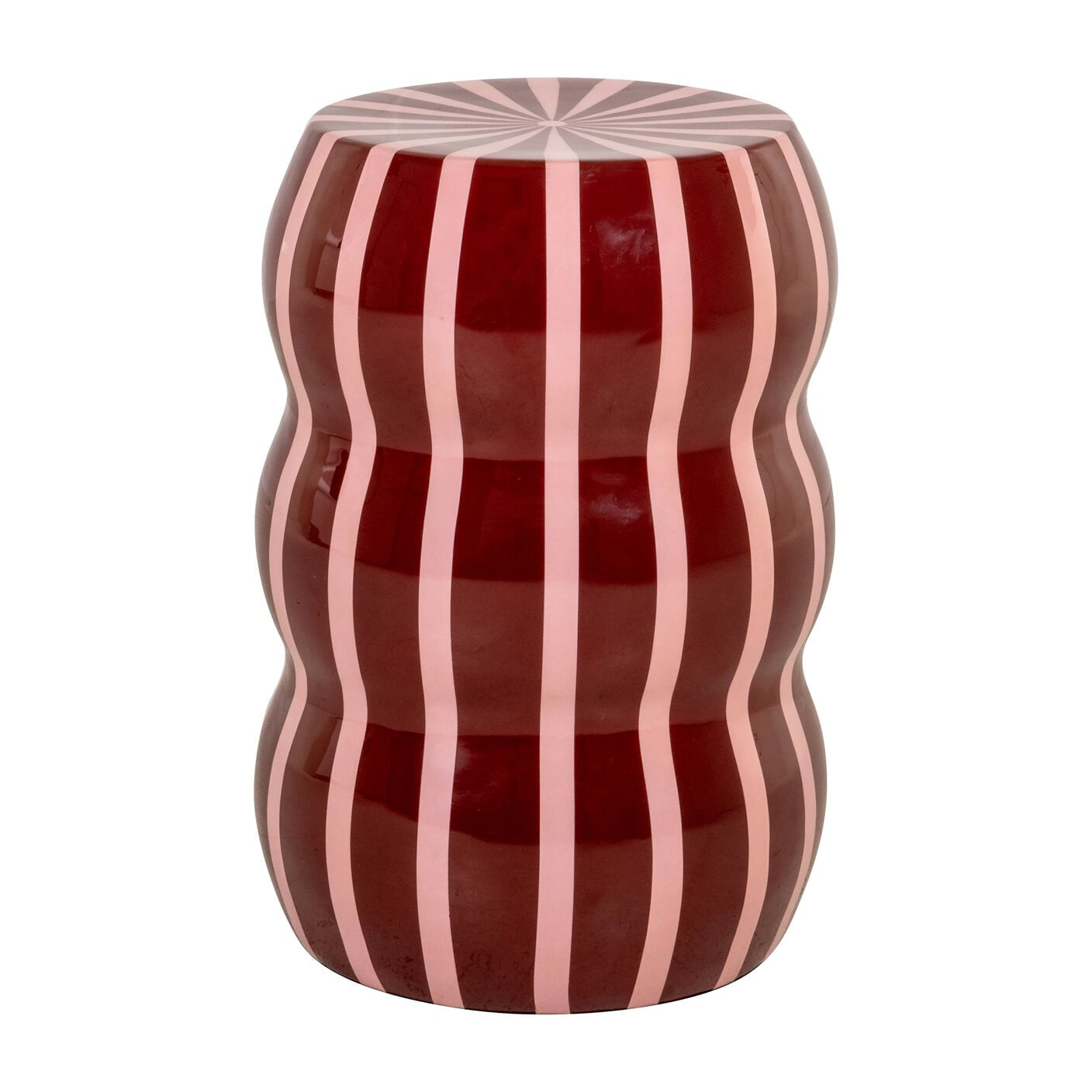 Richmond Bijzettafel Yalou 33cm - Rood - Rond | Richmond Interiors