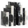 Richmond Boekenstandaard Fancy Crystal en marmer - Zwart | Richmond Interiors