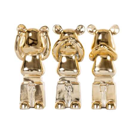 Richmond Decoratie Berna Set van 3 stuks - Goud | Richmond Interiors