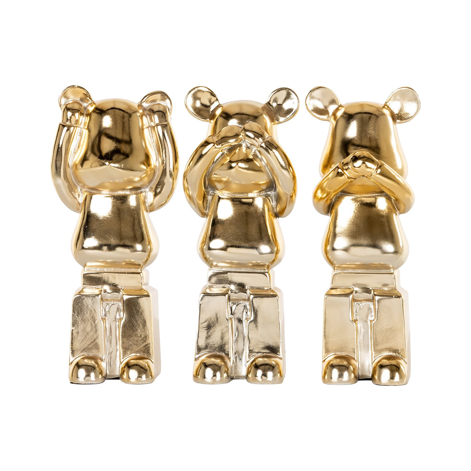 Richmond Decoratie Berna Set van 3 stuks - Goud | Richmond Interiors
