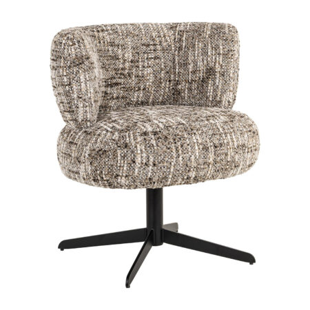 Richmond Draaibare Eetkamerstoel Alexis - Bruin | Richmond Interiors
