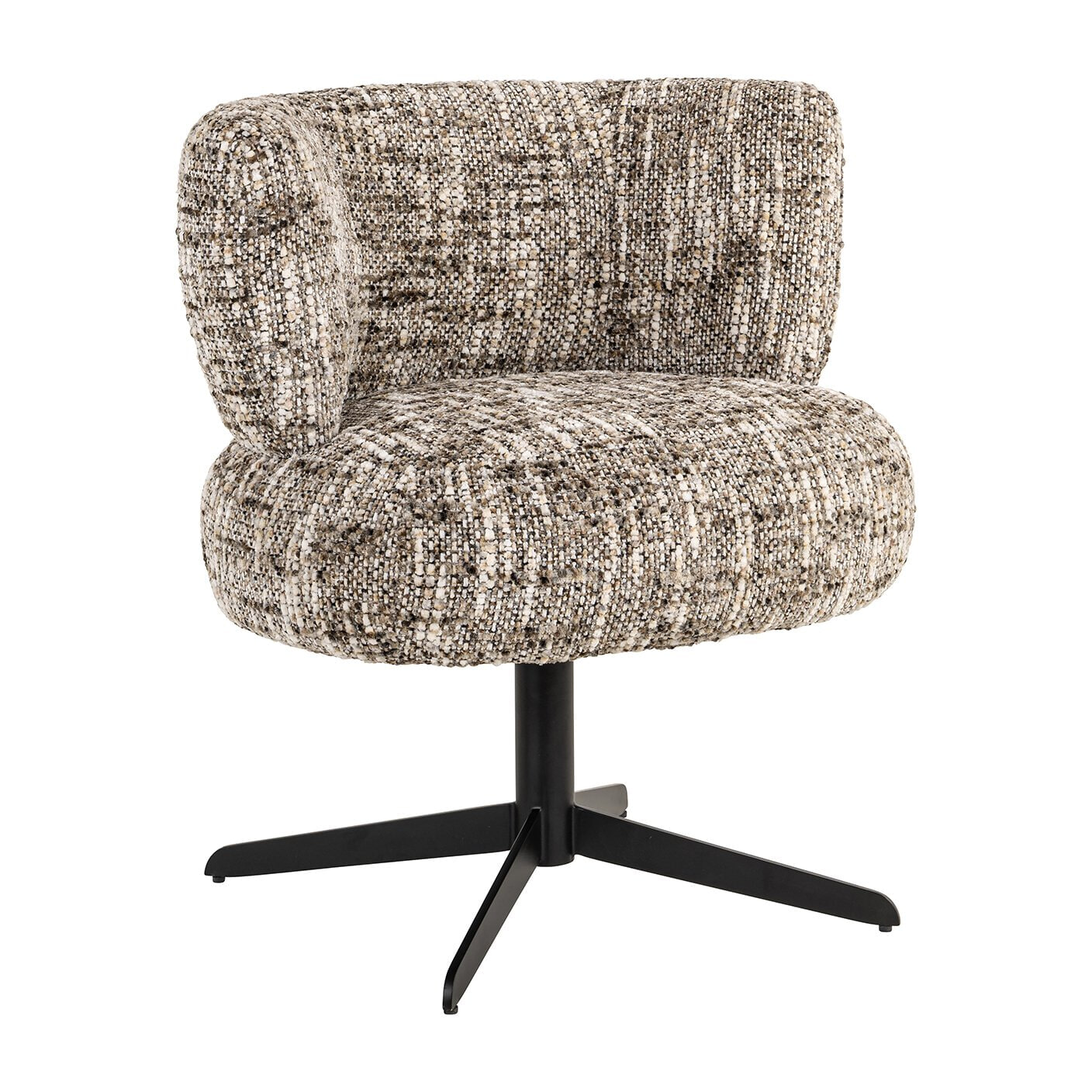 Richmond Draaibare Eetkamerstoel Alexis - Bruin | Richmond Interiors